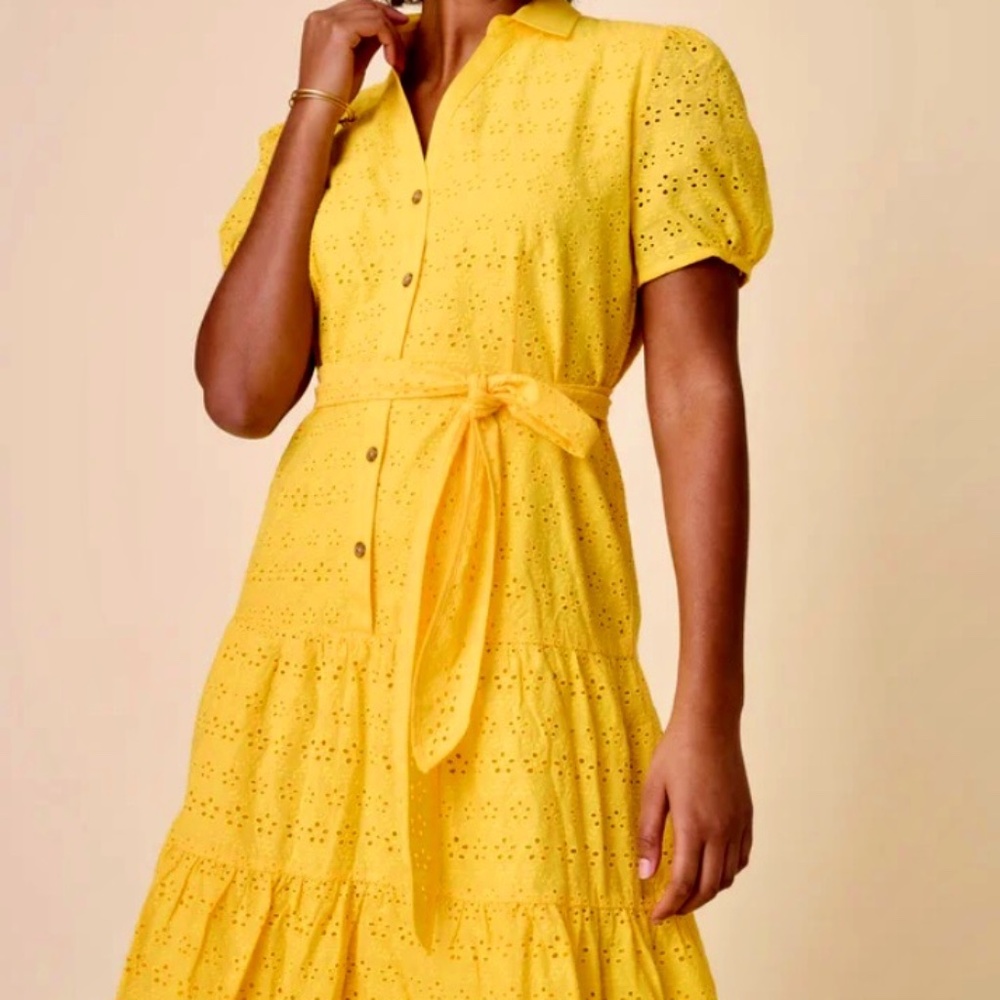 EUC Untuckit Augusta eyelet dress